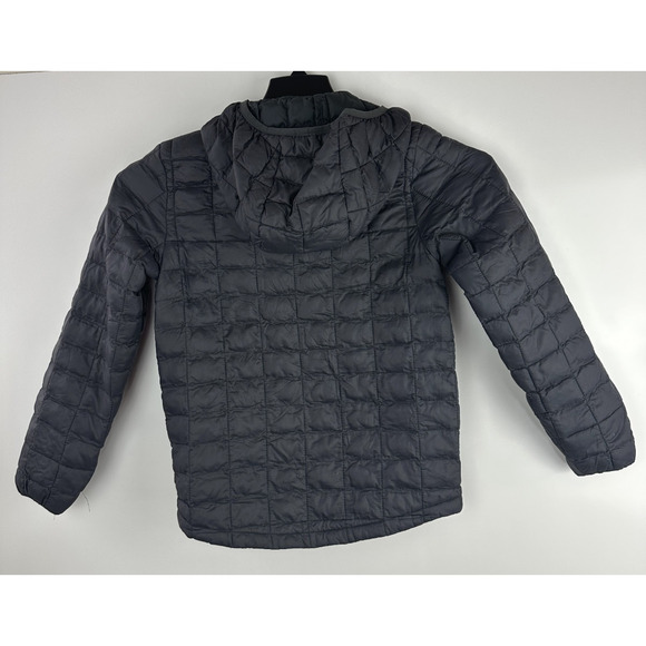 The North Face Boys ThermoBall Hooded Jacket Small 7/8 Full Zip Puffer *Flawed - Picture 10 of 14